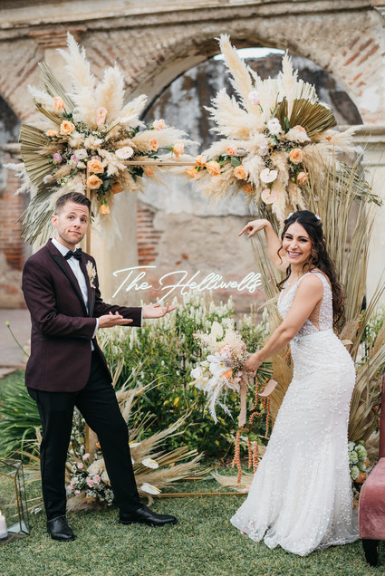 Bohemian destonation wedding