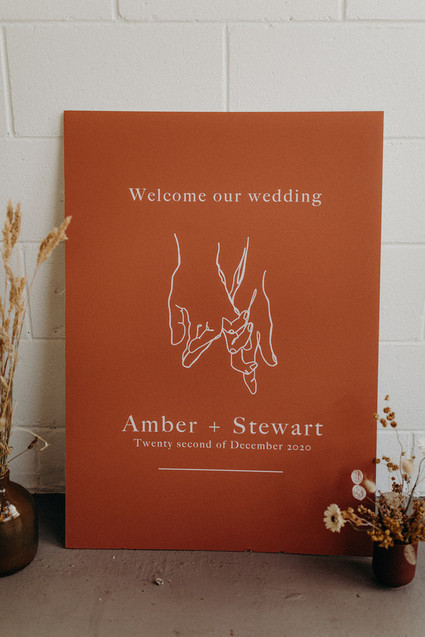 Wedding signage