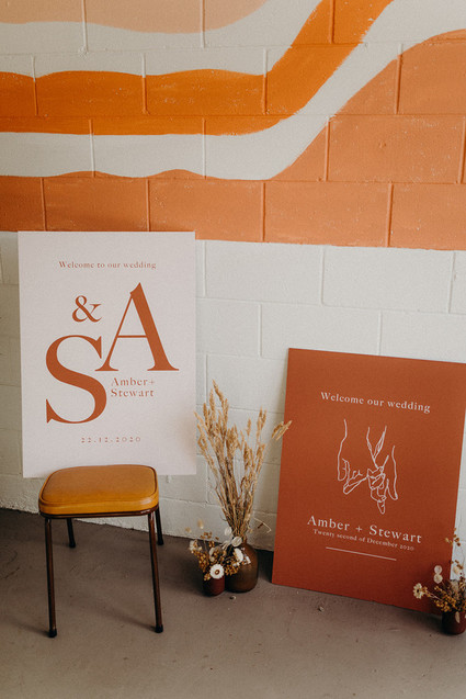 Wedding signage