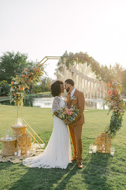 Summer tropical wedding