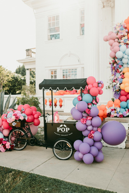 popsicle cart for a kids birthday party