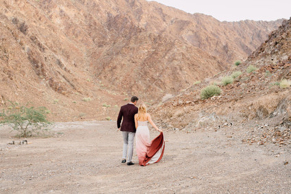 Desert micro wedding