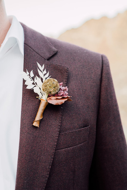 Desert micro wedding