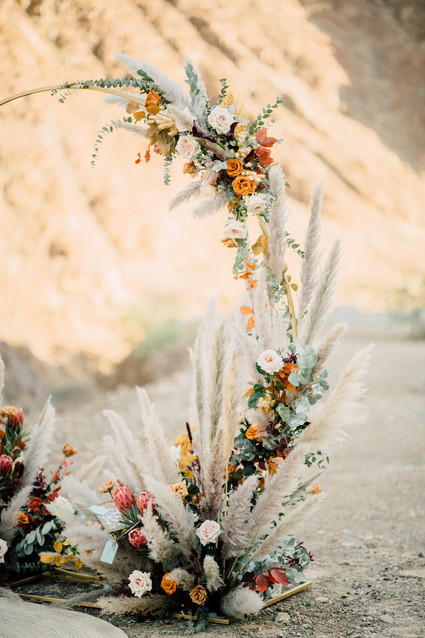 Desert micro wedding