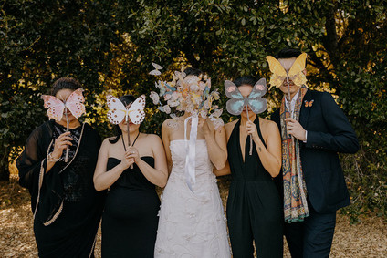 butterfly themed wedding in Carmel Valley