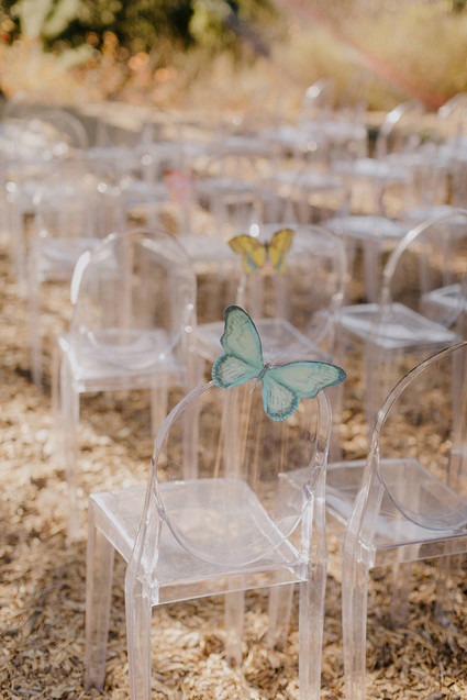 butterfly themed wedding in Carmel Valley