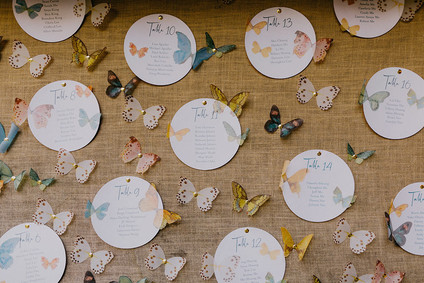 butterfly themed wedding in Carmel Valley