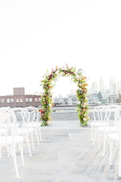 rooftop autumn elopement