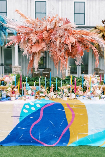 Modern tablescape