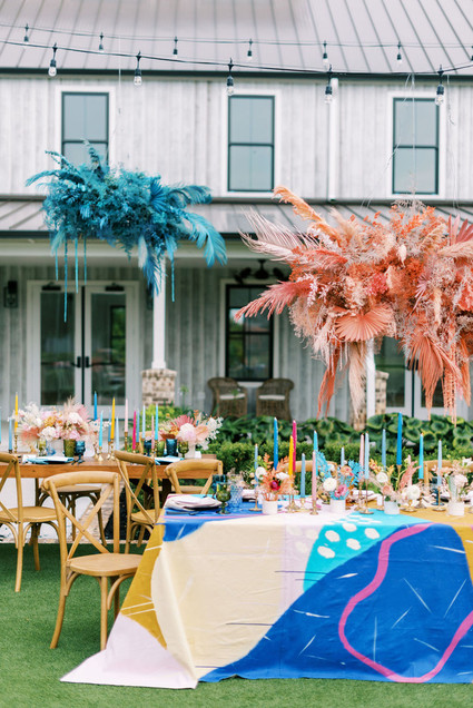 Modern tablescape