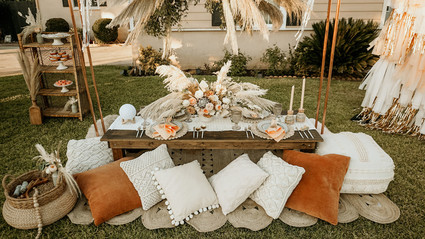Boho baby shower