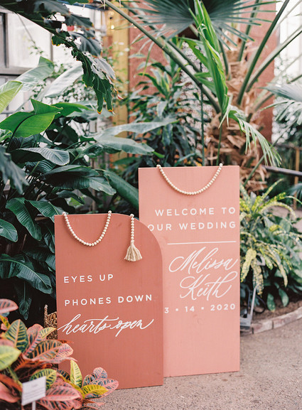 Wedding signage