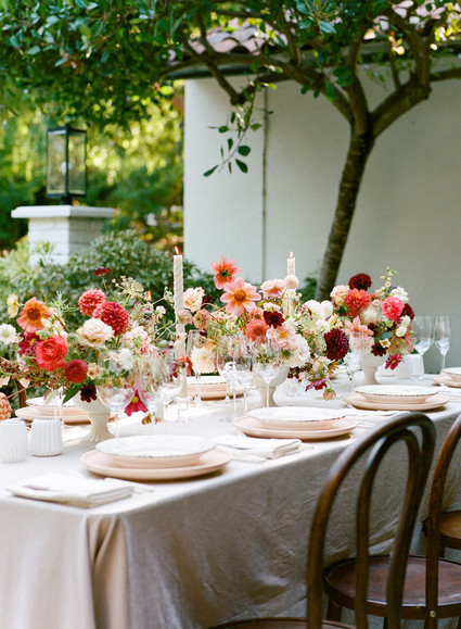 Micro wedding reception