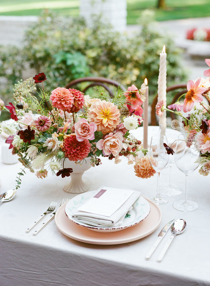 Micro wedding reception