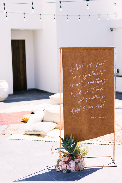 Wedding signage