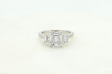 Diamond Trilogy engagement ring