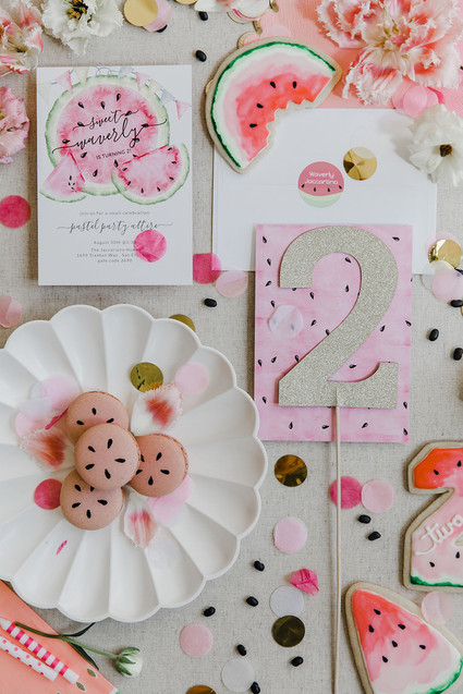 Watermelon kids birthday party ideas