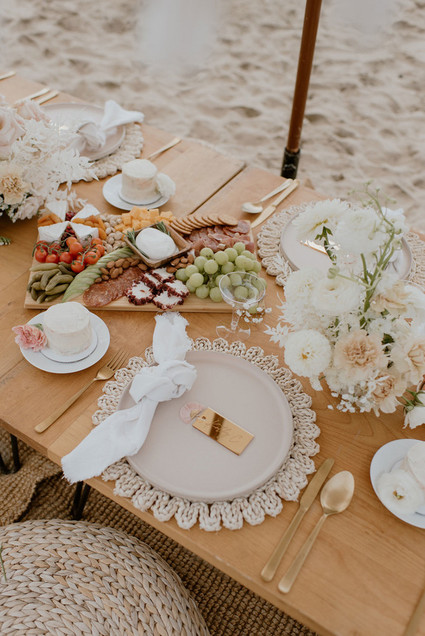 boho beach bridal shower