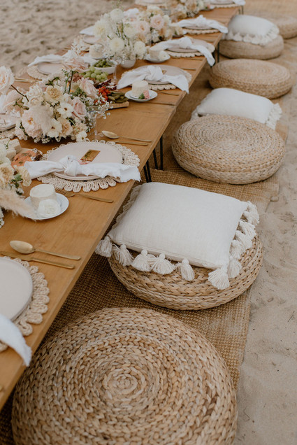 boho beach bridal shower
