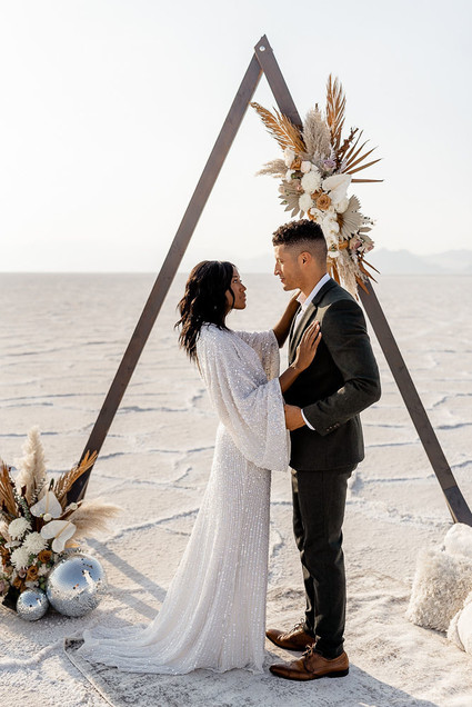 Anniversary shoot in the Salt Flats of Utah
