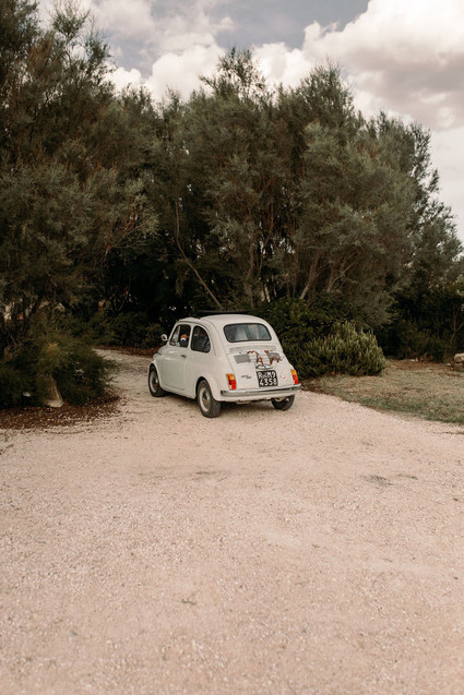 wedding getaway car