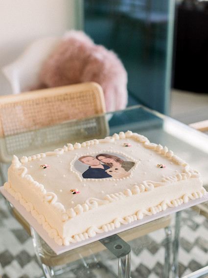 Palm Springs wedding cake