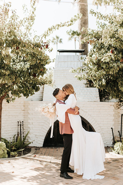 modern California elopement