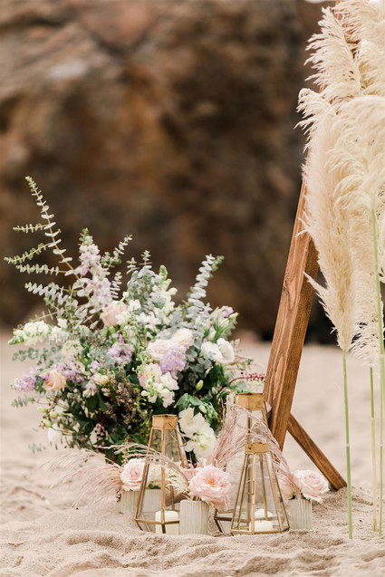 California beach wedding
