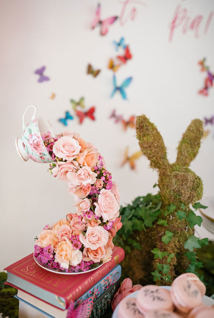 Alice in Wonderland kid birthday party Inspiration