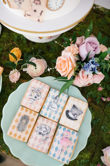 Alice in Wonderland kid birthday party Inspiration