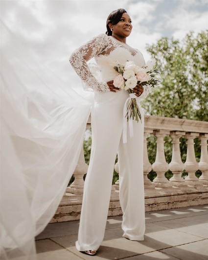 bridal jumpsuit