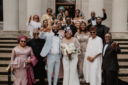 stylish London wedding