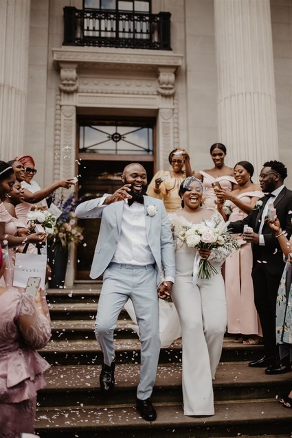 stylish London wedding