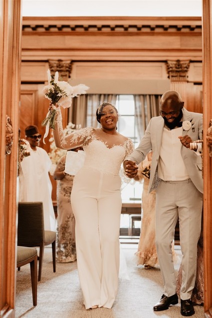 stylish London wedding