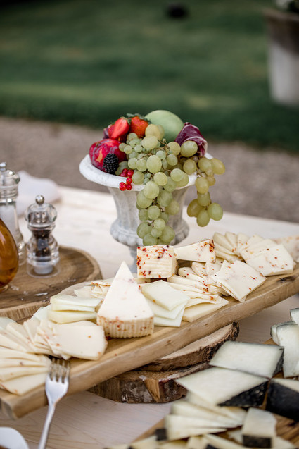 Lake Como wedding food