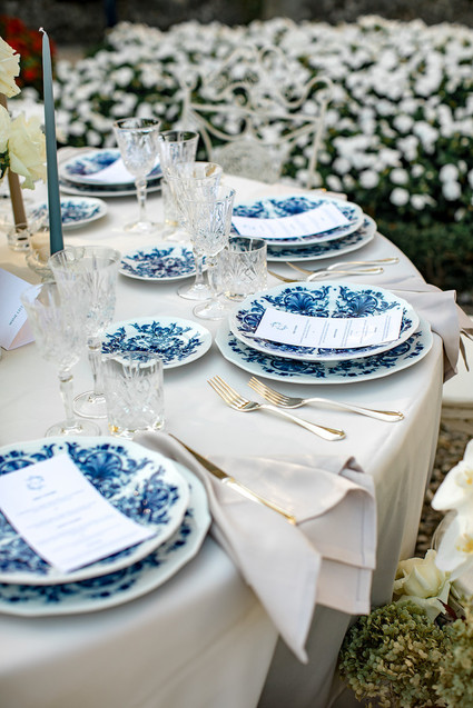Lake Como wedding reception