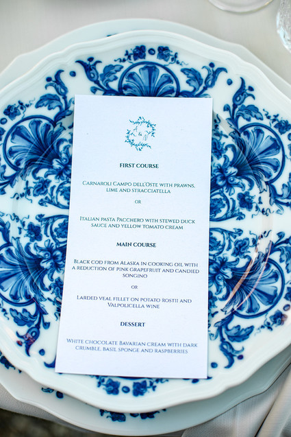 Lake Como wedding reception