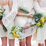 White bridesmaid dresses