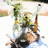Rustic California garden wedding
