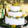 Rustic wedding cake
