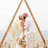 indie bride and groom