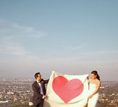Nouveau Carnival wedding