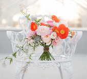 Colorful BBQ wedding
