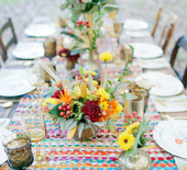 Fall bohemian wedding inspiration