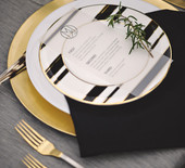 Black & gold wedding ideas