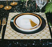 Black & gold wedding inspiration