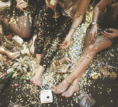 A glitz new yearâ€™s eve party