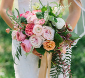 Bohemian California ranch wedding