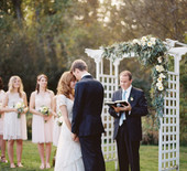 Fall harvest Michigan wedding