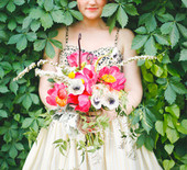 Modern garden styled shoot